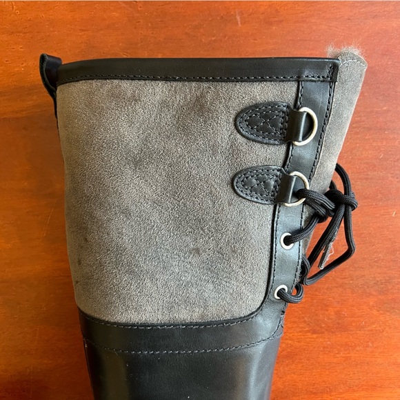 Ugg Belcloud 14” Tall Shearling Lined Leather/Suede LaceUp Waterproof Boots, 8.5 - Picture 13 of 13